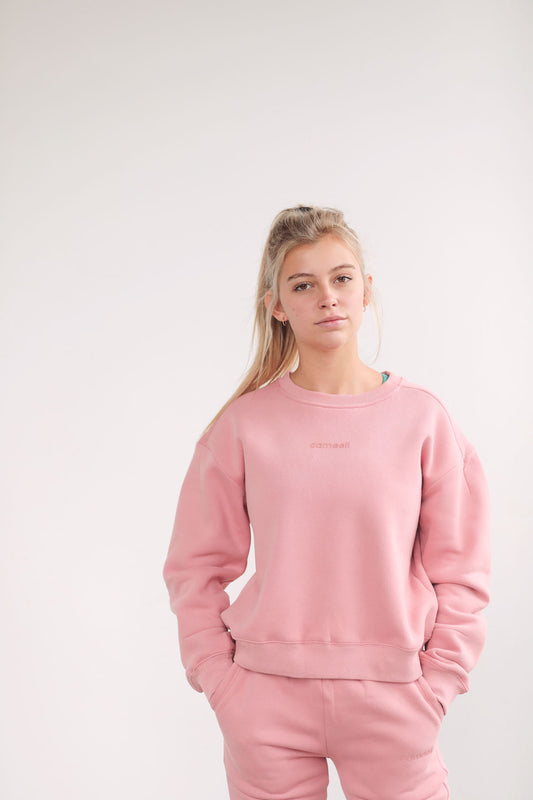 Blush Pink Logo Crewneck Sweatshirt
