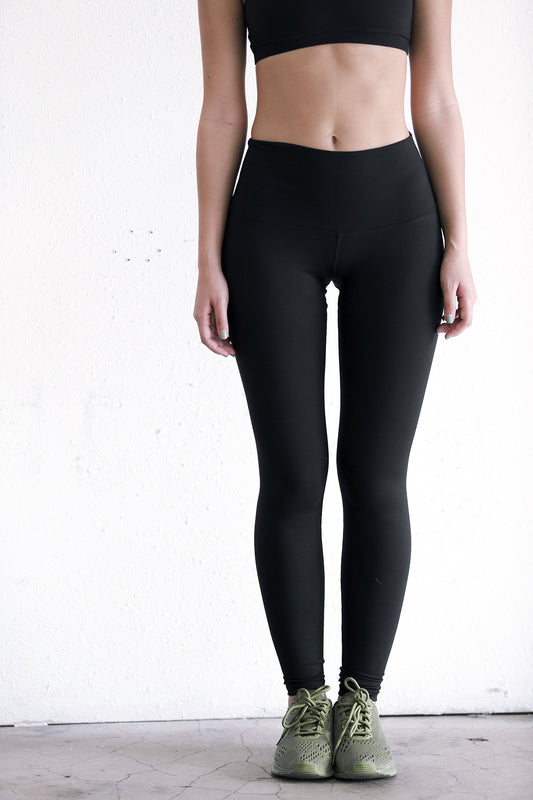 Rolldown Yoga Pants - Black